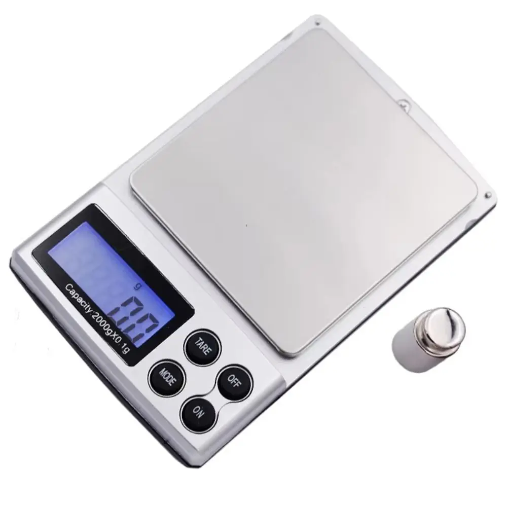 

0.1g/0.01g Kitchen Scale Stainless Steel Platform Professional Jewelry Scales Multifunction LCD Display Digital Scale Home