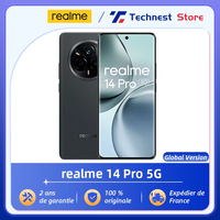 Global Version realme 14 Pro 5G Smartphone 50MP Sony IMX882 OIS Camera Dimensity 7300 Energy 120Hz Curved Vision Display IP69
