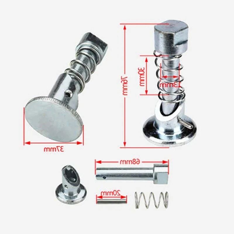 For 3T Forklift Fork Positioning Pin 120×16mm 0.35kg Wear Resistant Fork Tine Lock Spare Part