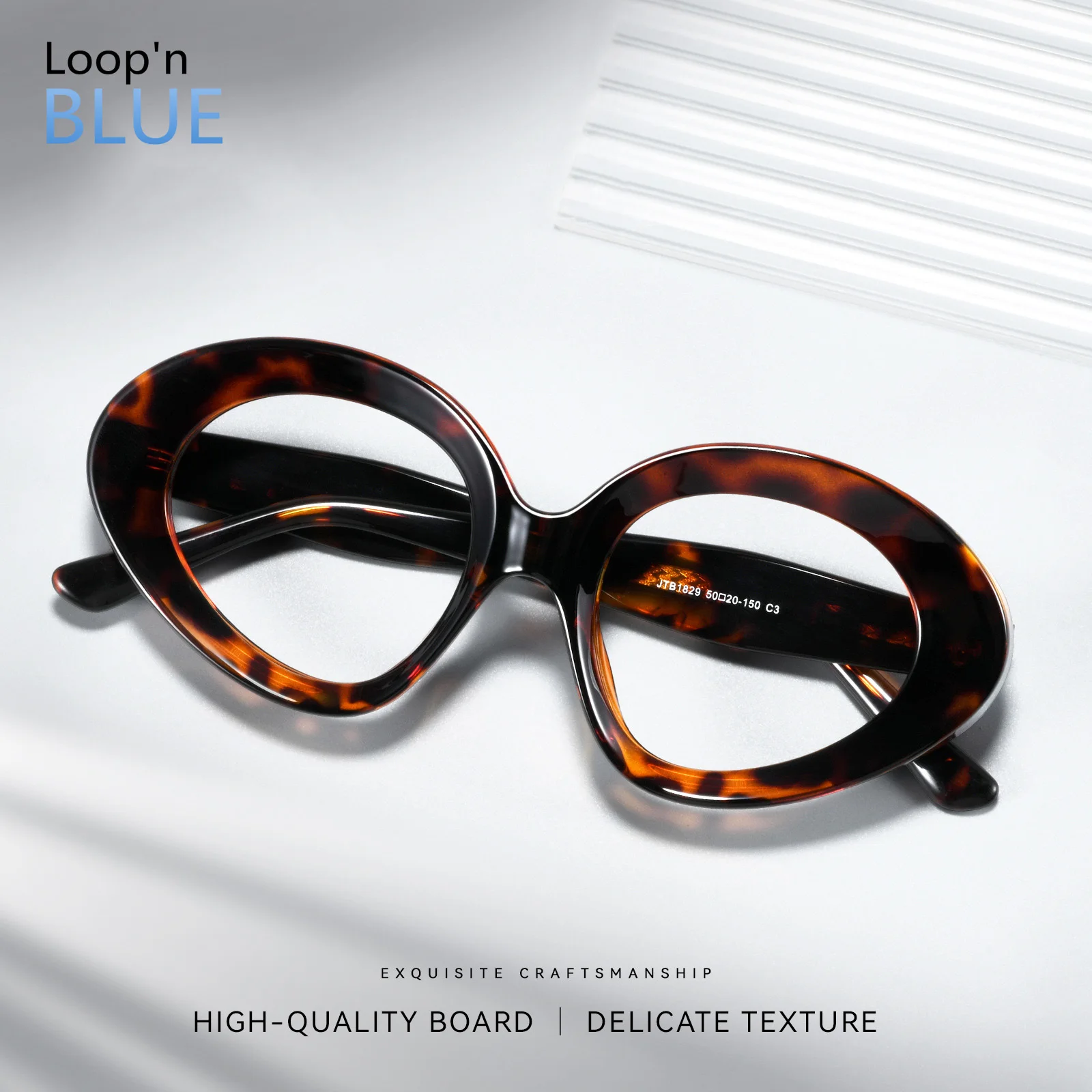 Vintage Heart‑Shaped Oval Cat Eye Round Glasses Frame RX‑able Prescription Eyewear for Myopia Presbyopia Progressive Lenses