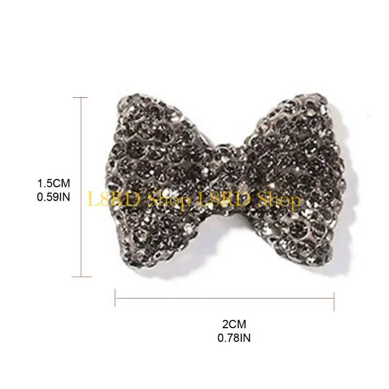 L8RD CARROS ANIMENTOS DO BOWS TIE TIE TIE PARA SHINESTONE LELOLO ART