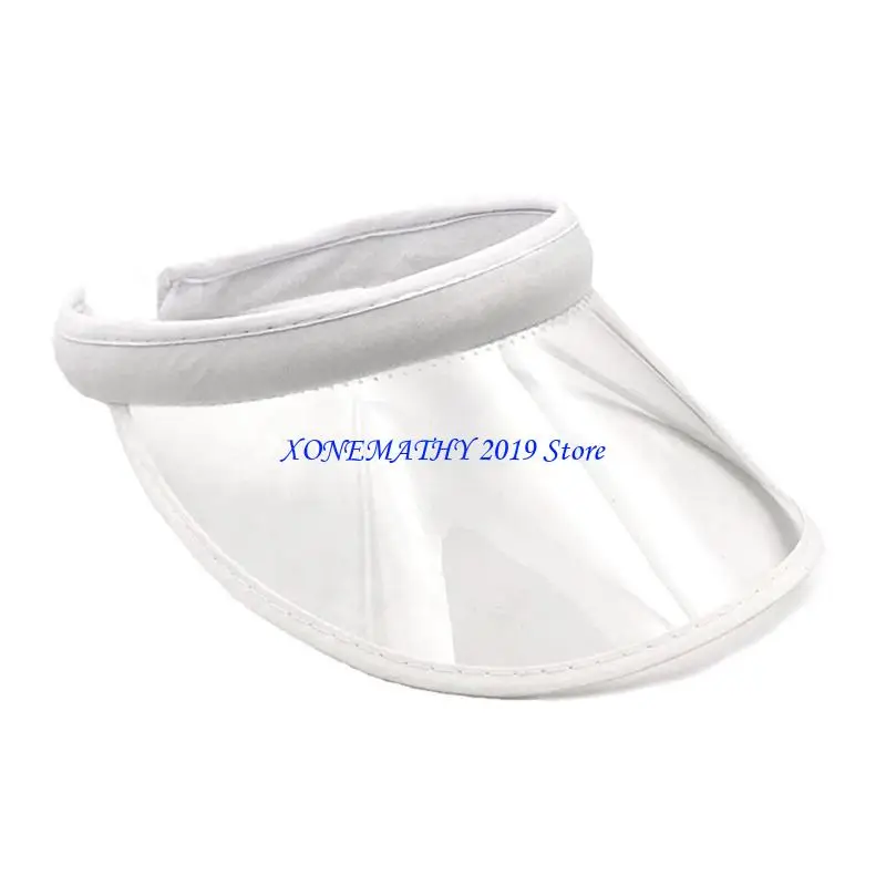 

F42F Летний солнцезащитный козырек с прозрачными козырьками, шляпа от солнца, шляпа для женщин, козырьки для гольфа, шляпа