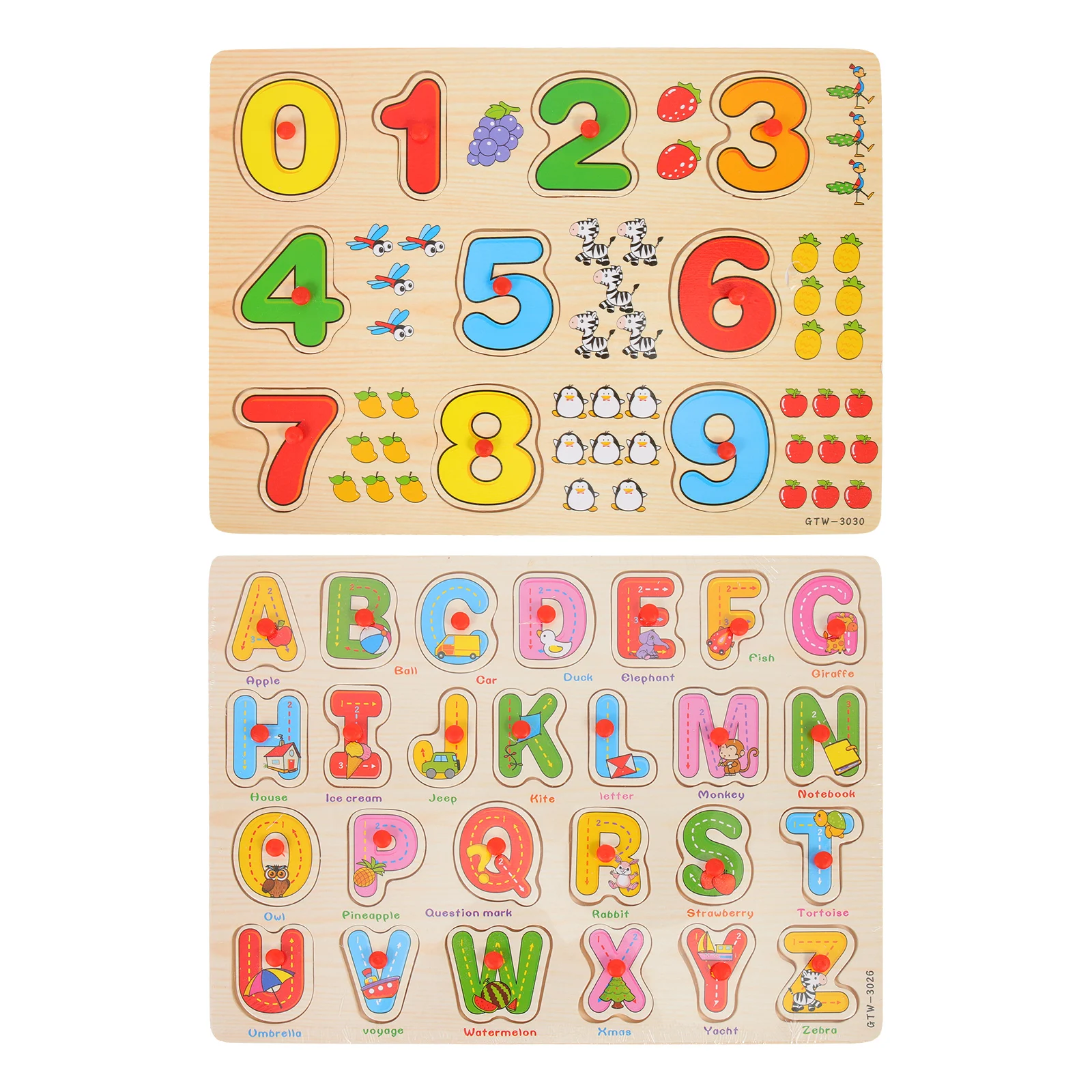 

Alphanumeric Puzzle Toy Number Recognition Wooden Educational Kids Cognitive Toddler Puzzles Jigsaw Safe Creativity Development