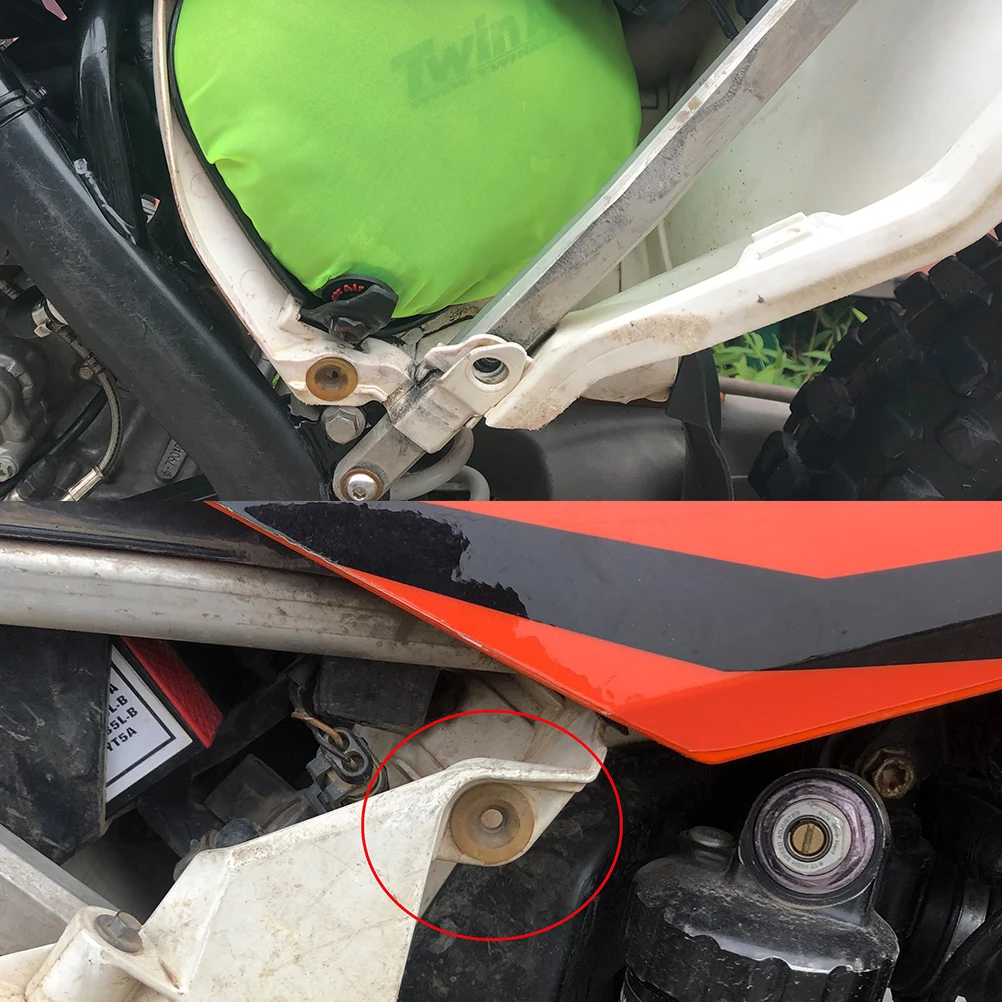 OTOM 2016-2024 Motorcycle Air Filter Mounting Bracket Support Buckle And Rubber Grommets For KTM SXF EXC HUSQVARNA FE TC GASGAS