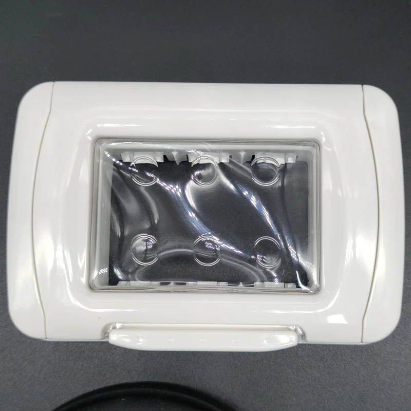 Neue 3Gang Israel Italien Standard eingebettet wasserdichte Schalter Steckdose Box abs Material Rahmen Adapter Einheit Plug-In – Detail 1