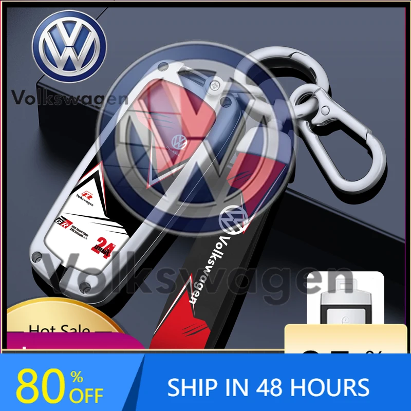 

Car Sticker 2026 Hot Styling Mouldings For VOLKSWAGEN VW 3Buttons Zinc Alloy Car Key Case Cover Remote Shell For Volkswagen VW P