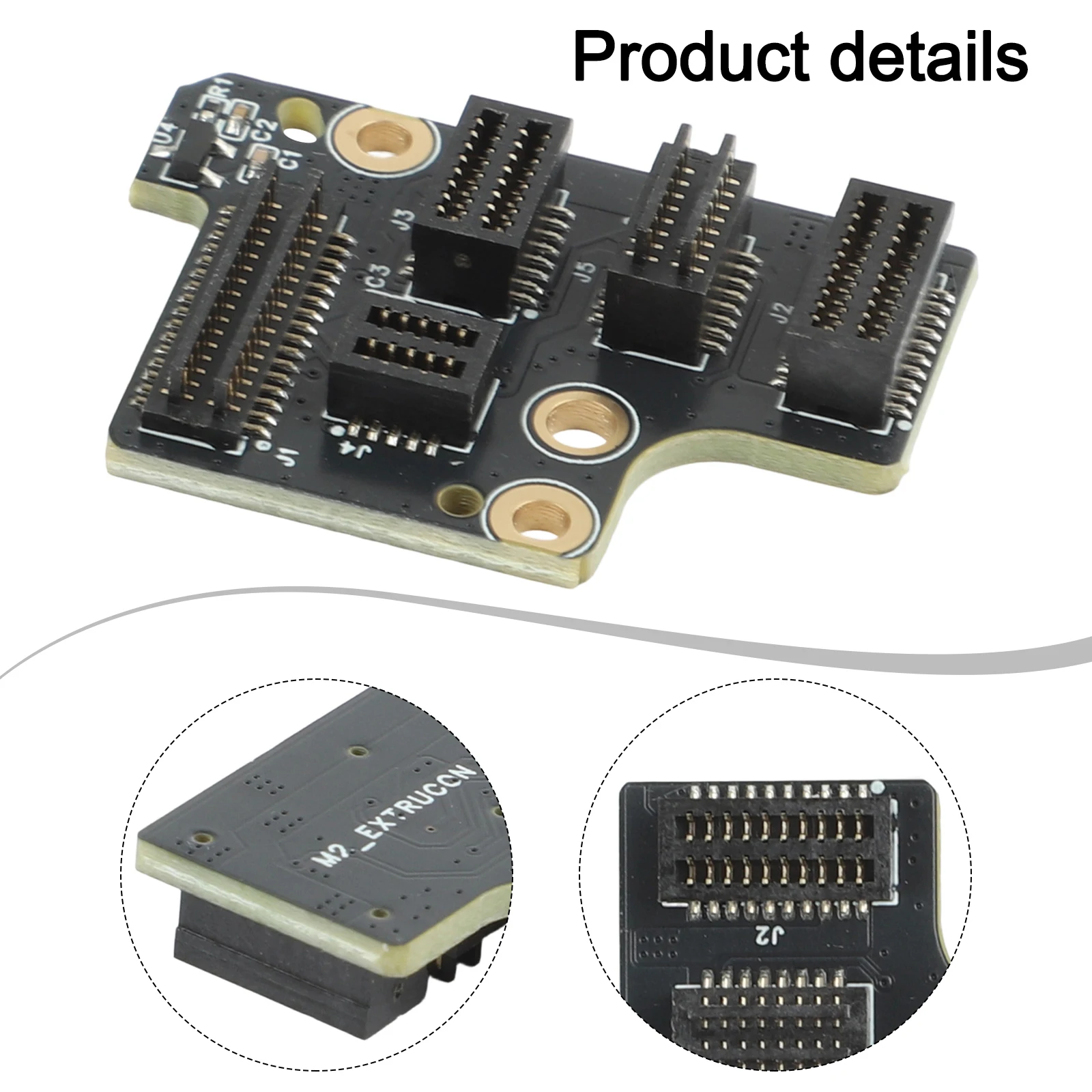 Extruder Interface Board Transfer Plate For BambuLab P1P P1S For 3D Printer Hot End Connector PCB Replacement Accessory