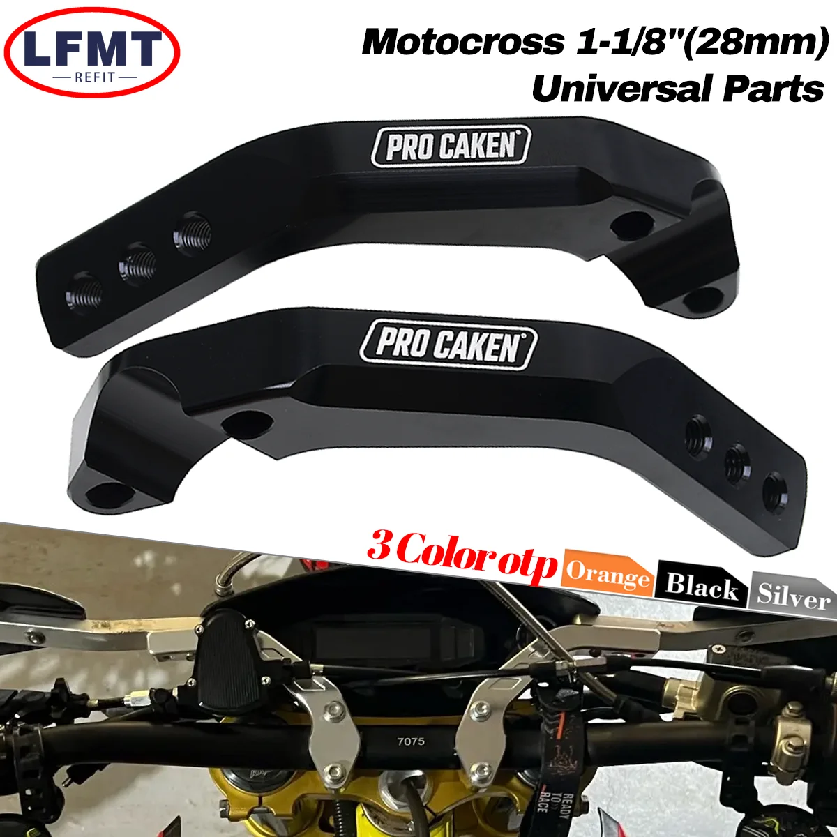 

For KTM Honda Yamaha Husqvarna Kawasaki Suzuki Motocross Universal Handguard Support Bracket Mount 28mm Handlebar Guard Clamp