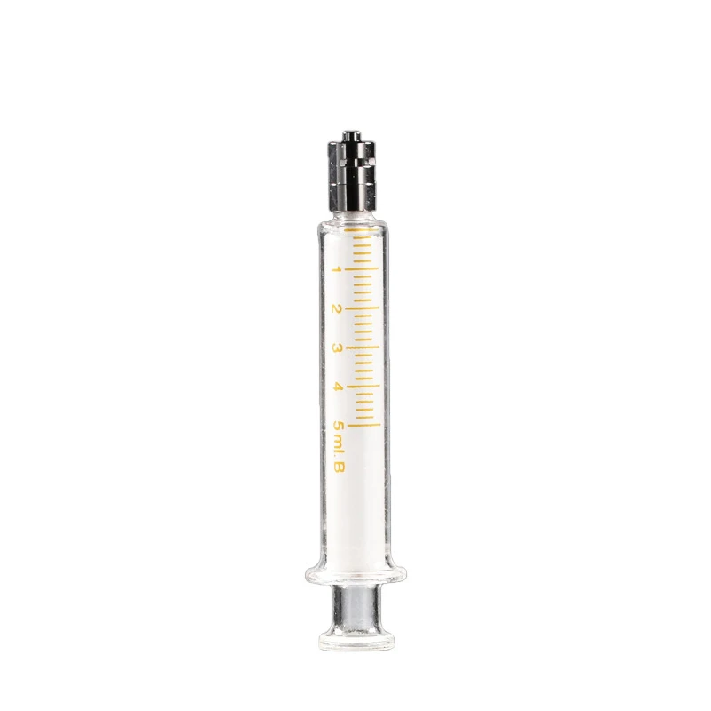 Locking head syringe industrial glass syringe laboratory sampling dispenser sample filling device dispensing ink 0.1/0.25/100ml
