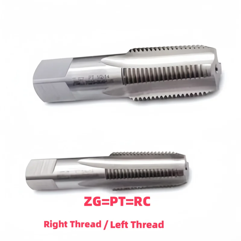 

1PCS Left/Right Conical Pipe Straight Groove Tap ZG/PT/RC1/16-28 1/8 3/8-19 1/4 3/4 5/8 7/8 1/2-14 1' 2'-11 Screw Threading Tap