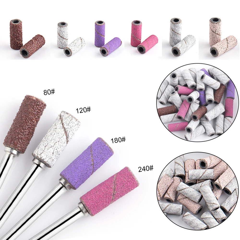 

TP 3mm Mini Sanding Bands for Nail Drill Bits Mandrel Electric Manicure Accessories Nails Gel Removing Pedicure Tools