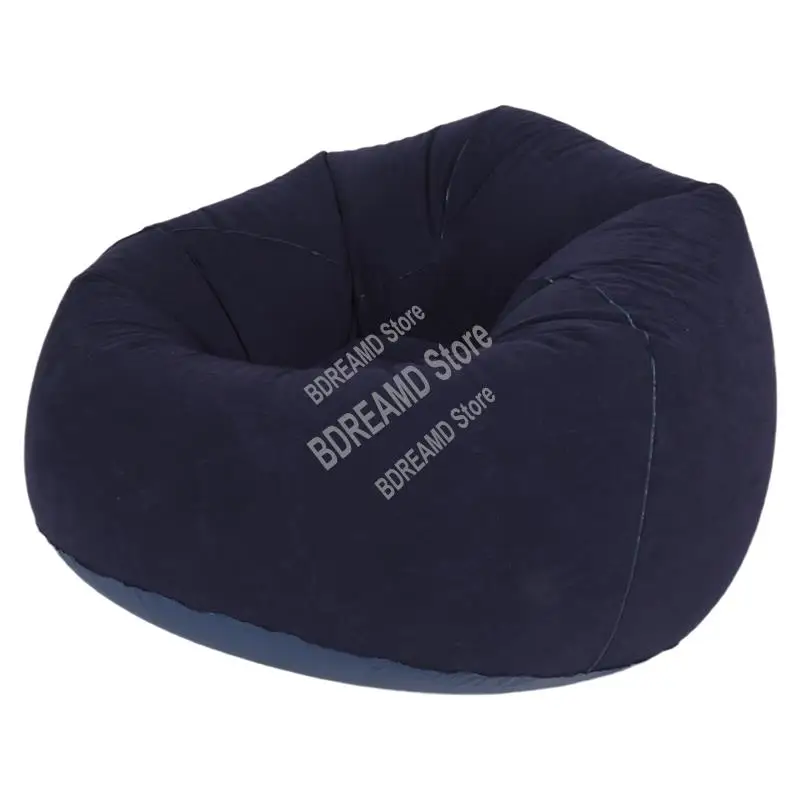 ABJY-большой надувной диван-кресло-мешок, флокированный ПВХ садовый мешок для отдыха, уличная мебель, походные рюкзаки