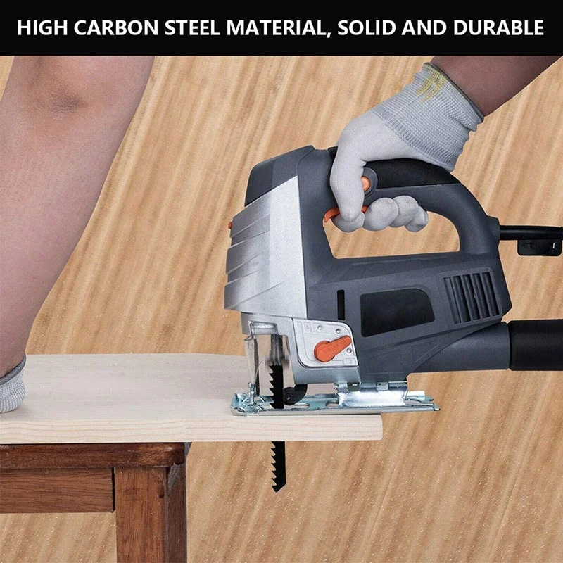 T-shankジグソーソーブレードセット、木工、木材プラスチックおよび金属切断用のジグソーブレード、交換用ブレード、新品、40個