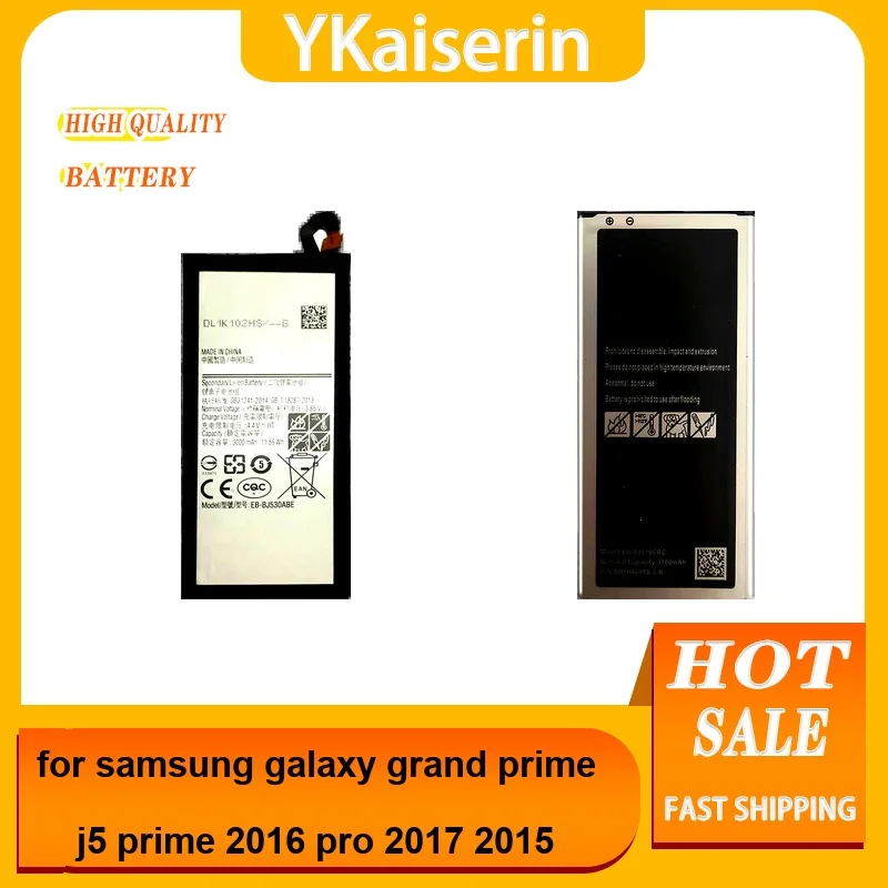Battery EB-BG570ABE / EB-BG57CABE EB-BG530BBE EB-BJ510CBC For Samsung Galaxy Grand Prime J5 2016 Pro 2017 2015