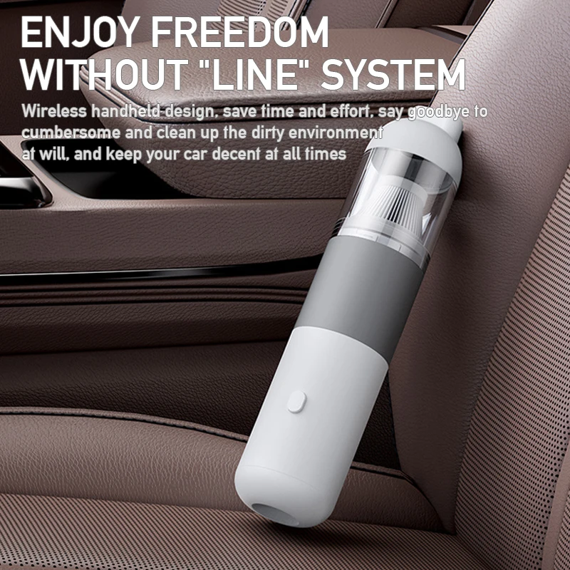 Portable Handheld Rechargeable Vacuum Cleaner Car Home Dual-purpose Powerful Wireless Dust Catcher Home Cleaning Tools Hot