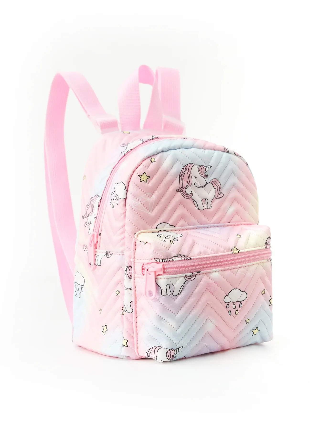 Mochila infantil con estampado de unicornio de dibujos animados, adecuada para niñas, estudiantes, viajes al aire libre, escuela, regalos navideños,