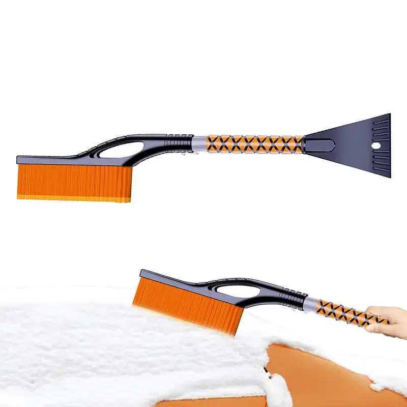 

Car Cleaning Snow Shovel Winter Ice Scraper Sweeping Brush Window Windshield Cleaning Scraping Removal Tool Vehicle Ice Scraper