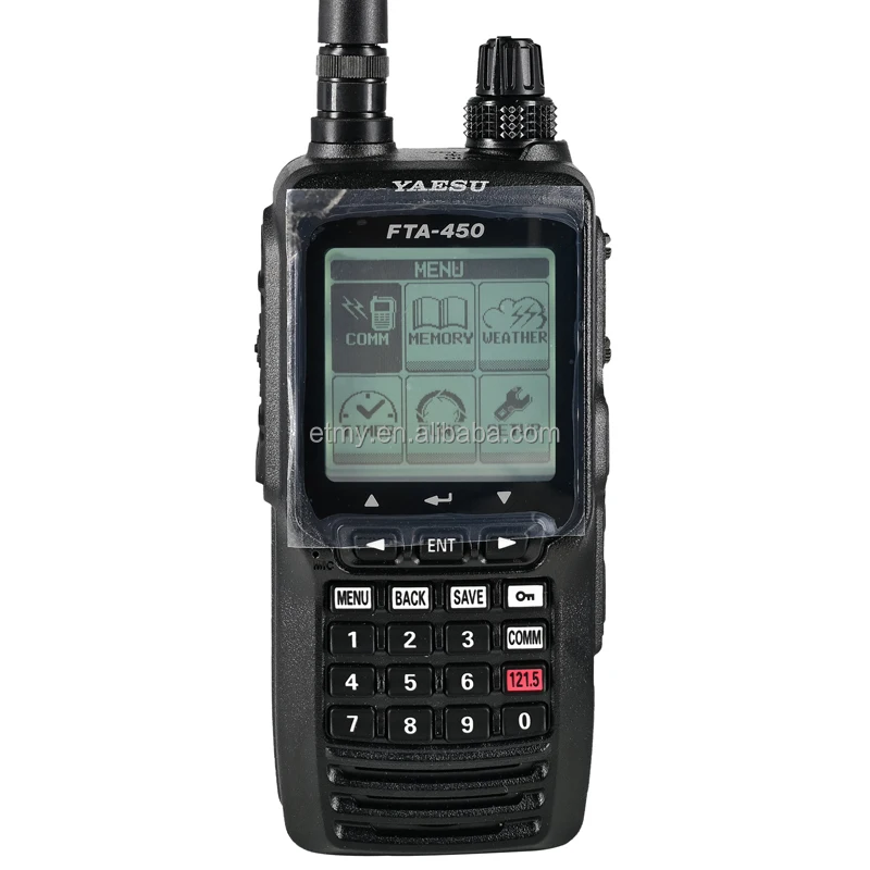 Yaesu FTA-450L 항공 에어밴드 라디오 Vhf 에어밴드 트랜시버 장거리 워키토키