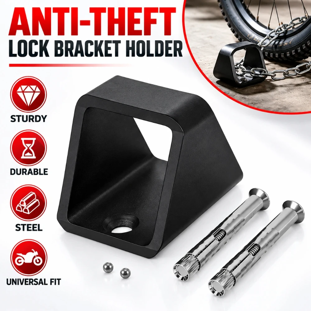 Anti Theft Motorcycle Lock Bracket Holder Steel Mounts For Honda KTM Sur Ron Surron Talaria Sting Electric Dirt Bike Accessories