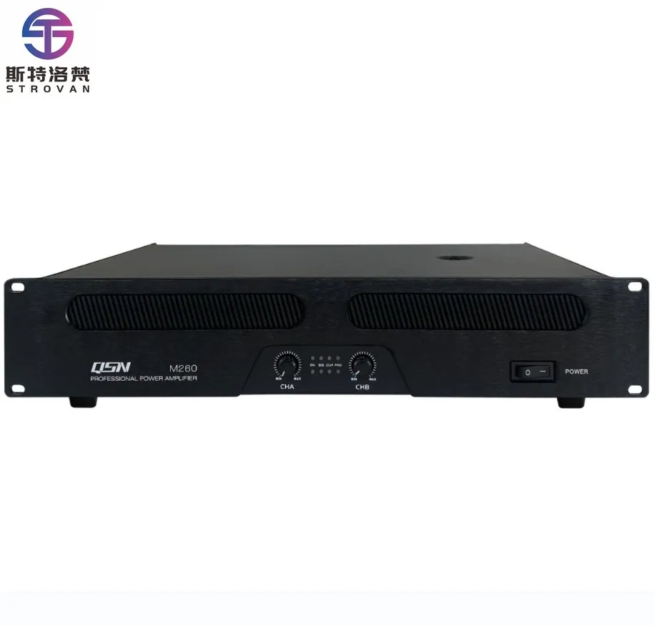 

Bass Amp Class-D 1000W 2 Channels Digital Power Amplifier M210 for Subwoofer