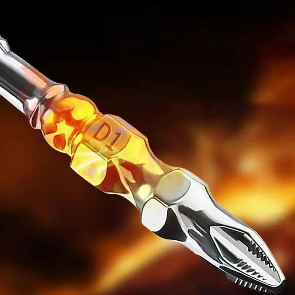 65/100mm Cross Bit Non-slip Anti-rust Cross Screwdriver Bit S2 High Hardness Magnetic Hand Drill Bit