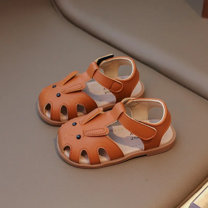 Summer Baby Girl Shoes First Walkers Soft Bottom Kids Beach Sandals Cute Rabbit Infant Boys Baby Sandals