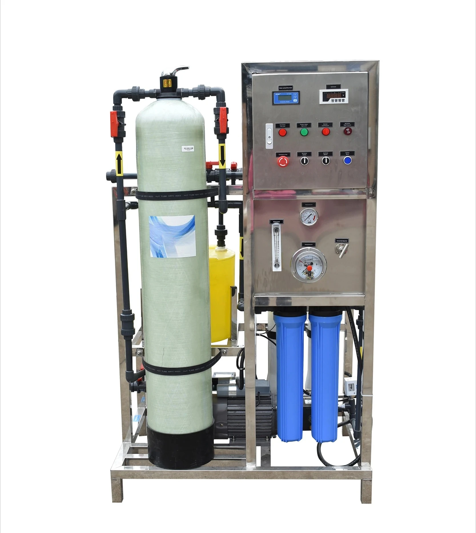 200LPH Small RO Seawater Desalination Plant For Boat / Yacht / Marine Salt Sea Water To Drinking Water Machine(Not final price)