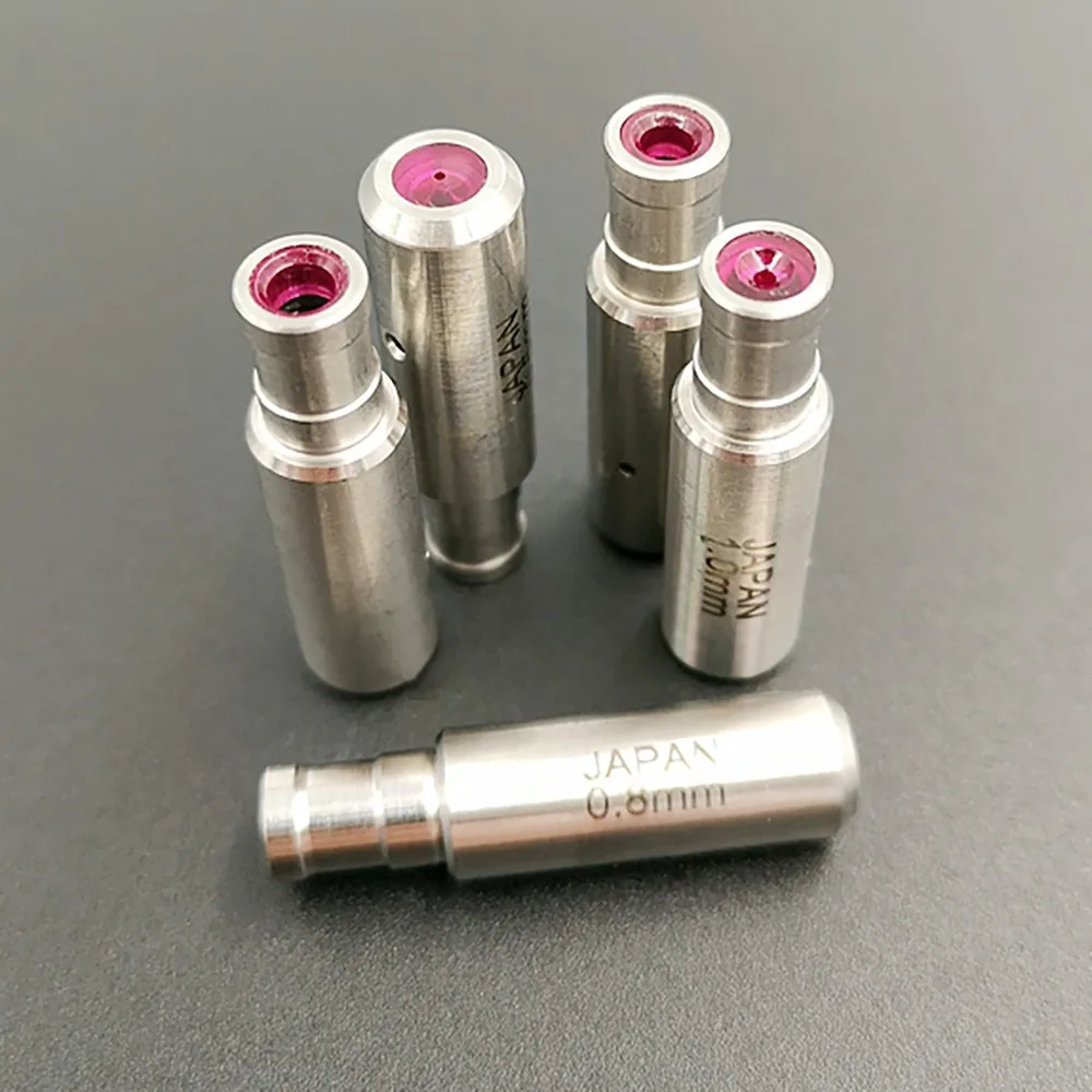 1pcs WEDM Ruby Electrode Pipe Guide Dies 6*8*30mm Ceramic Diameter 0.1mm-3.0mm for EDM Wire Cut Drilling Machine Accessories