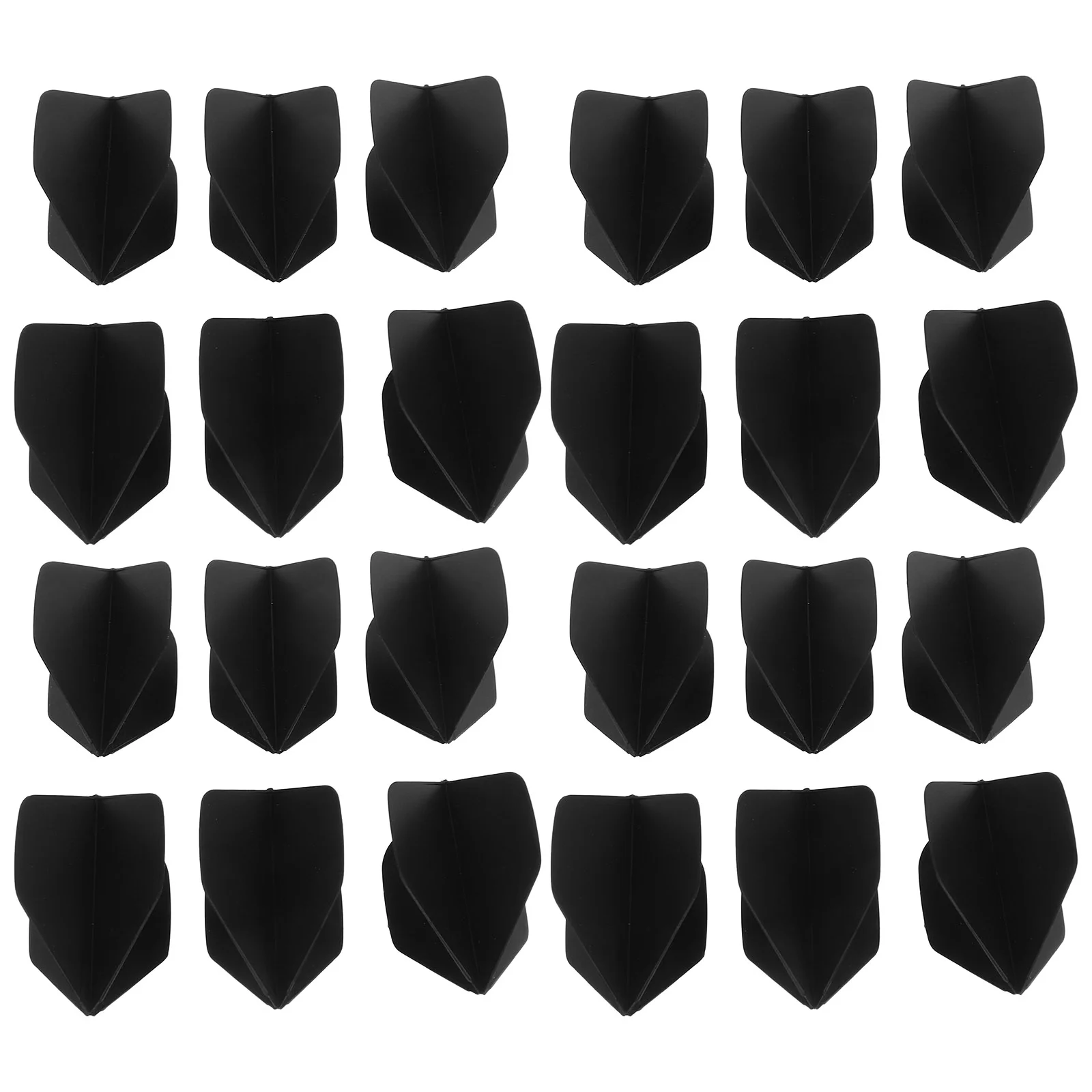 

30 Pcs Accessories Decorative Wings DIY Part Portable Tail Flights for Game Replaceable Fins Black Supplies