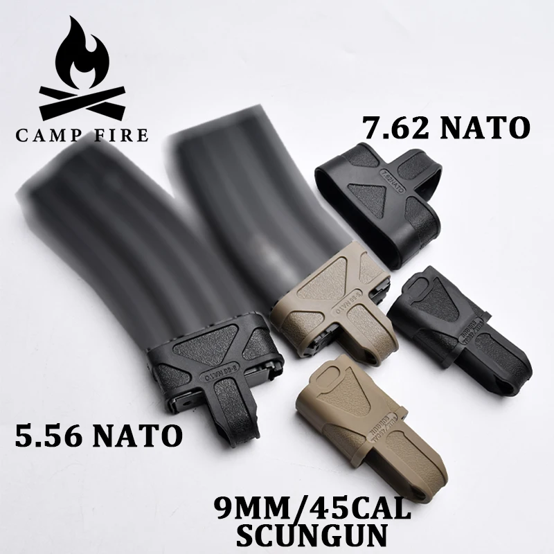 

WADSN Tactical 9mm 5.56 7.62 NATO Fast Magazine Rubber Cage Mag Rubber Loops For Glock M4 M16 AK Assist Hunting Accessories