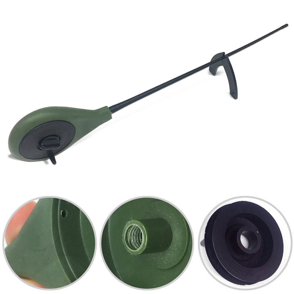 يمكن ثني صنارة الصيد المحمولة صلابة قوية البلاستيك مرونة جيدة قبضة جيدة الجليد الصيد رود ضوء مقبض غير قابل للانزلاق