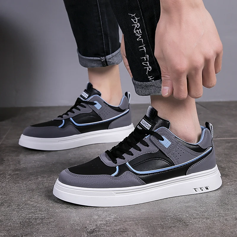 

Skateboarding Shoes for Men Casual Sports Low top Sneakers Board Shoes Soft Walking Footwear Zapatillas Hombre Tenis Masculino