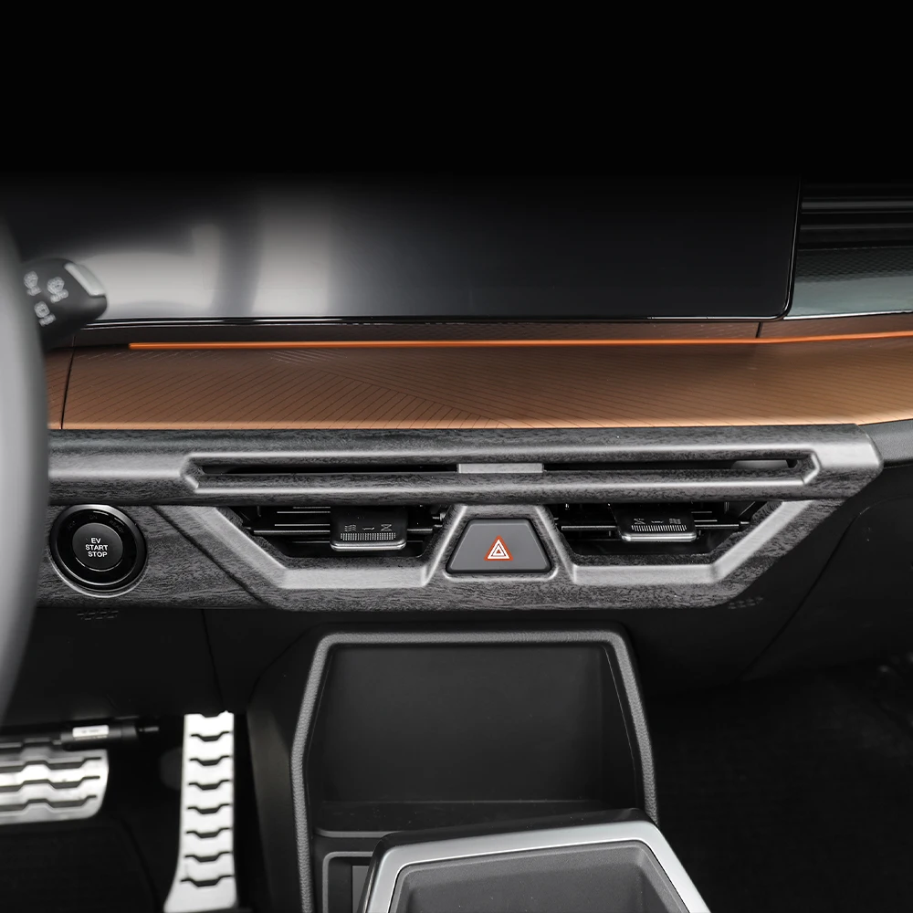 Car Interior Accessory for SSANG YONG TORRES-EVX/ACTYON LHD RHD 2022-2026 ABS Dashboard Middle Air Conditioner Vent Cover Trim