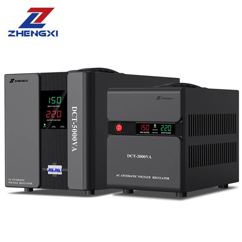 Original Factory 3000VA 5000VA Single-Phase 80V-260V AC Voltage Regulator/Stabilizer 220V Ac Stabilizer for Home Refrigerator