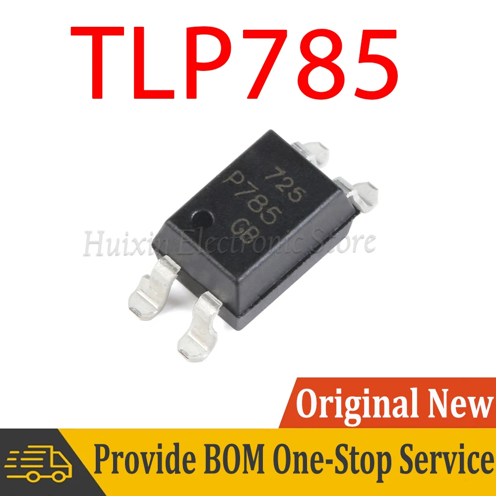 

5pcs TLP785 SMD-4 1 Channel 25mA 5kV Photocoupler SMD New and Original IC Chipset