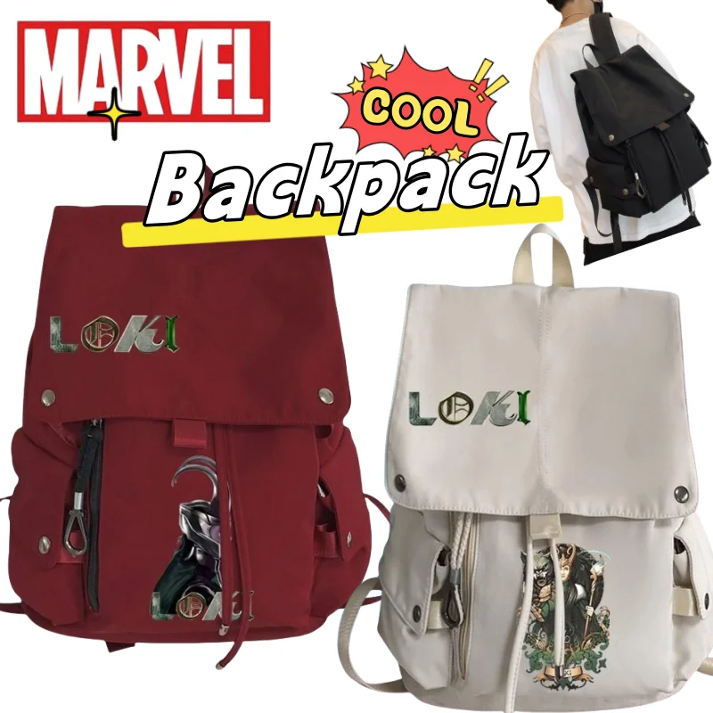 

Loki Cute Cartoon Cool Anime Creative Personality Kawaii Good Value Large Capacity Student Couple Peripheral Casual Backpack