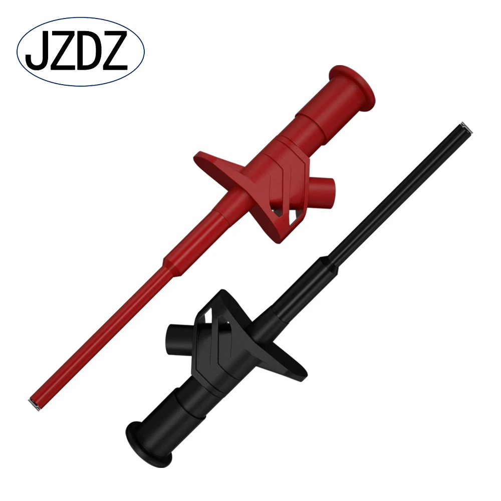 Jzdz-profissional Isolado Gancho Clip Teste Rápido Alta Tensão Flexível Teste Sonda mm Banana Soquete J.30021