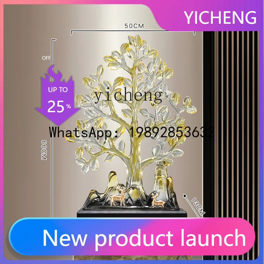 X2  Floor Ornament Light Luxury High-end Living Room Housewarming TV Cabinet Staircase Entrance New Home Opening