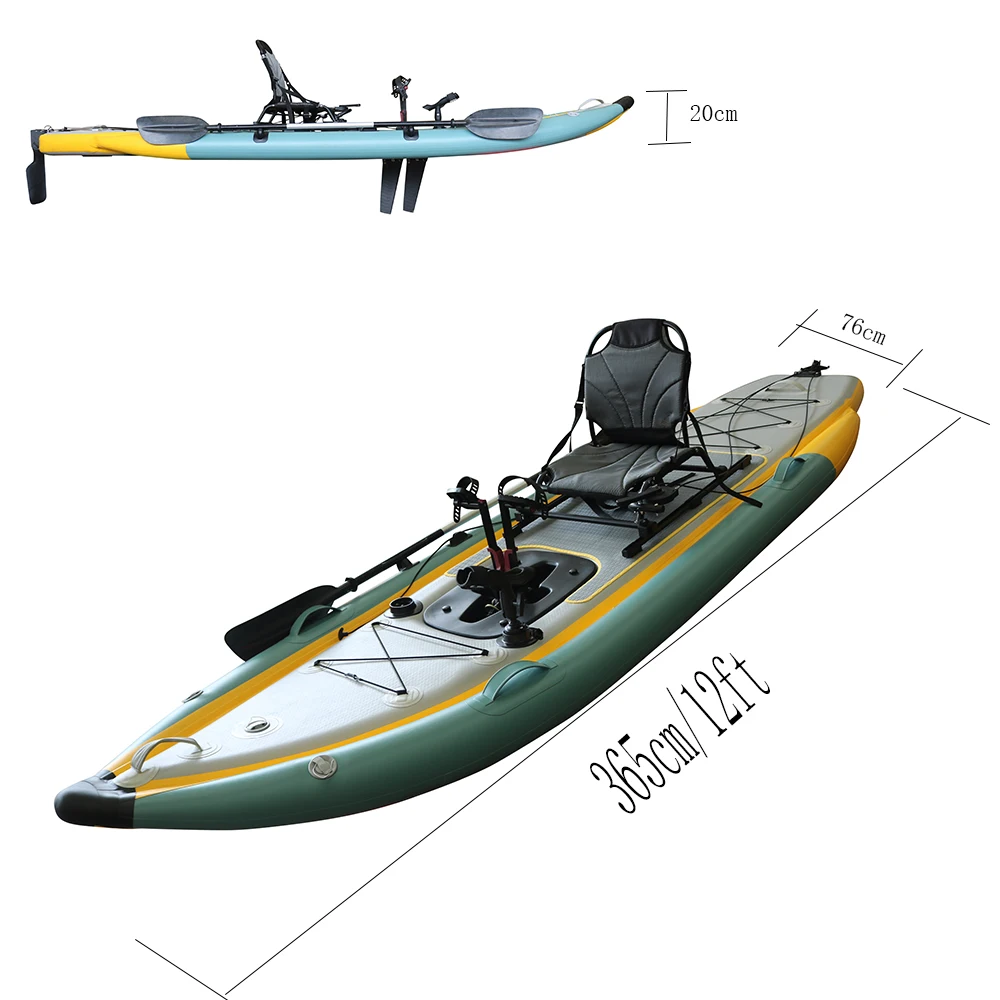 Надувной складной каяк для рыб – обзор и цена Fishing Kayak Sit In