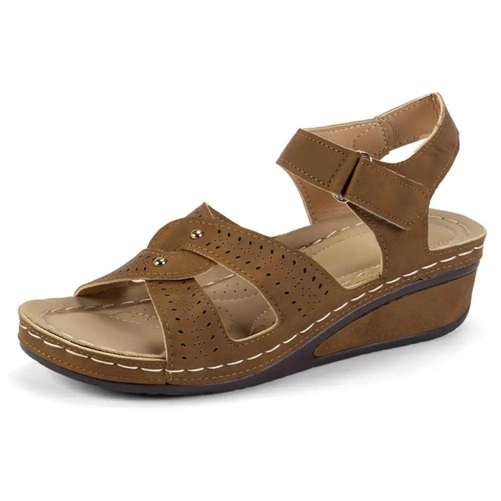 

Босоножки на танкетке с поддержкой свода стопы, ортопедические женские босоножки на танкетке с поддержкой свода стопы, нескользящая подошва, подошвенный фасциит для женщин