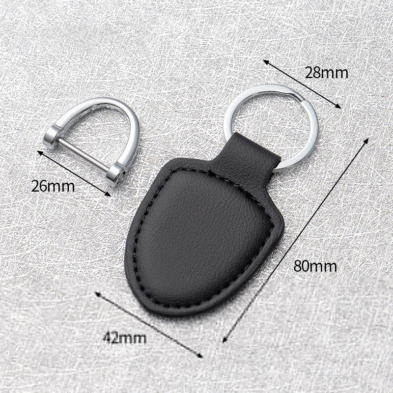 1PC Fashion Car Keychain Ring Leather   Key Chain Gift For Seat Cupra Raval Born Leon Formentor Ateca Terramar Auto Accessories