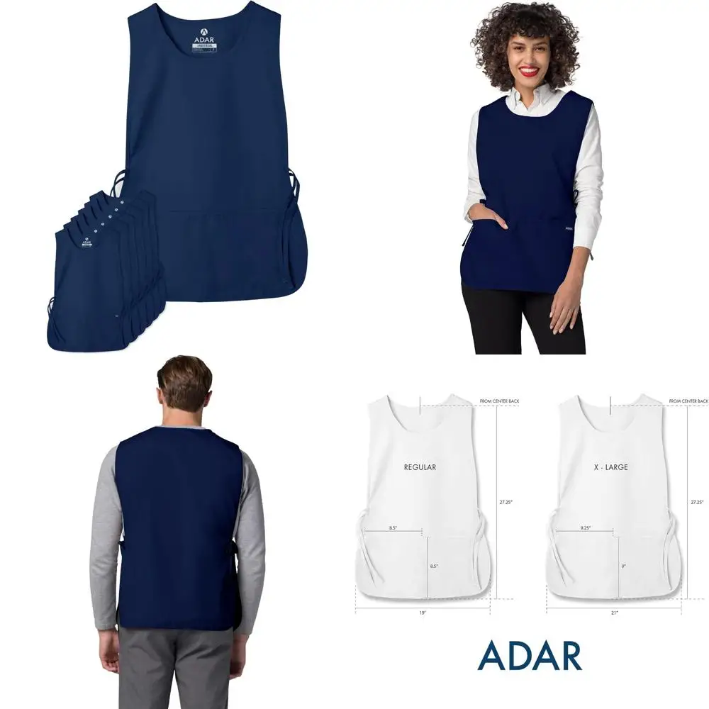 

Unisex 6-Pack Cobbler Aprons - Durable Unisex Work Aprons for Shoe Repair with Long-Tailed Functionality