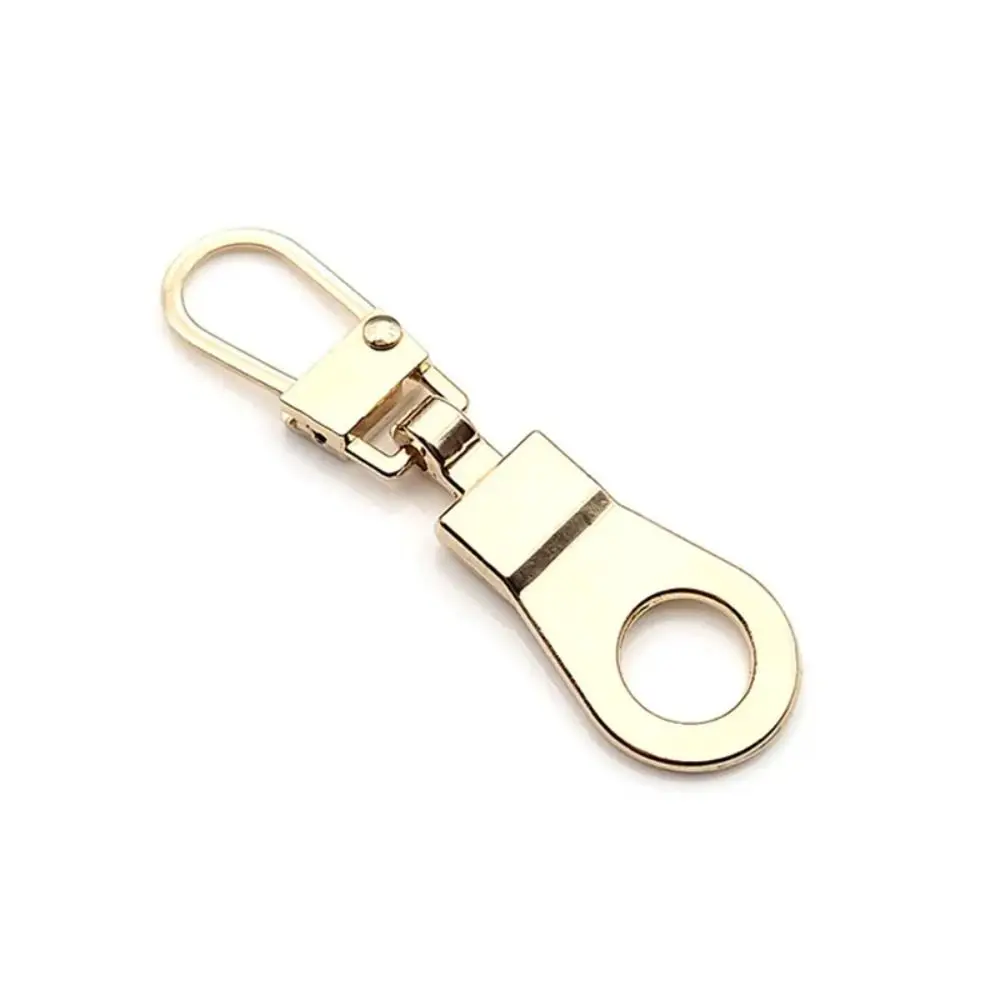 

5PCS Replacement Metal Zip DIY Sewing Detachable Replacement Tab Zipper Backpacks Purses Repair Zipper Sliders Head