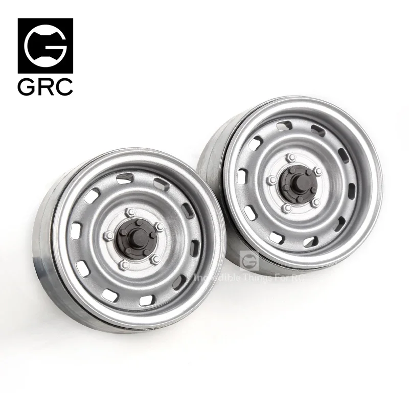 GRC 1.9 Inch Heavy & Old-fashioned Metal Wheel Rim #G05 For 1/10 RC Crawler TRAXXAS TRX4 Axial SCX10 90046 JK D90 AT4 #GAX0130FS