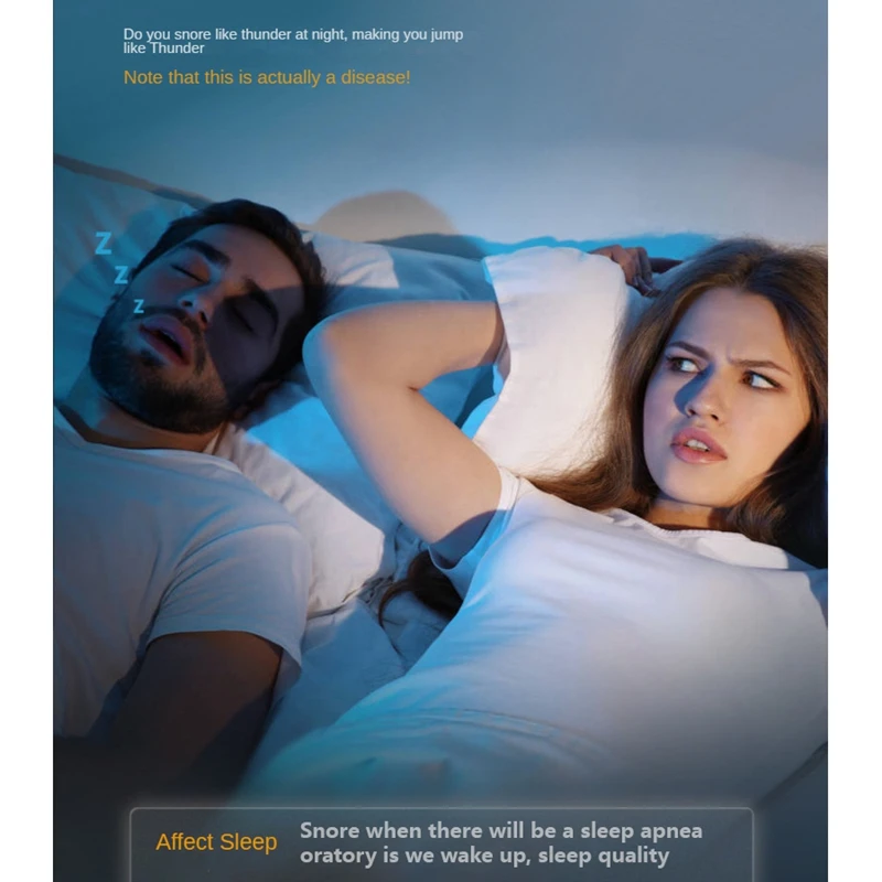 Intelligent Throat Pulse Anti-Snoring Device, Sleep Instrument, Electric Anti-Snoring Instrument, Snoring Correctorm