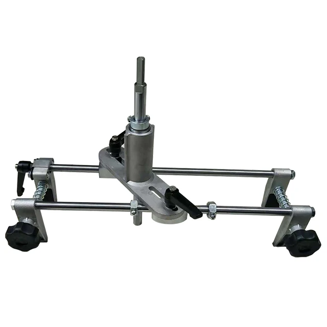 Wood Lock Mortiser Door Lock Mortise Jig Mortice Kit with 3 Cutters and 2 Wrenches Compatible with Electric Drill