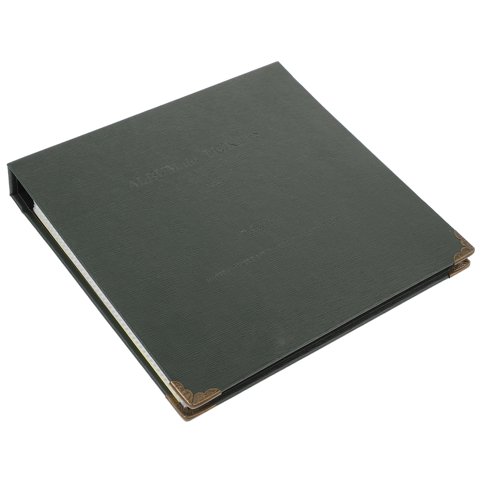 

Premium 1 Ticket Collection Book Durable Photo Album Receipt ganizer Storage Memory for Tickets Stubs Travel Use