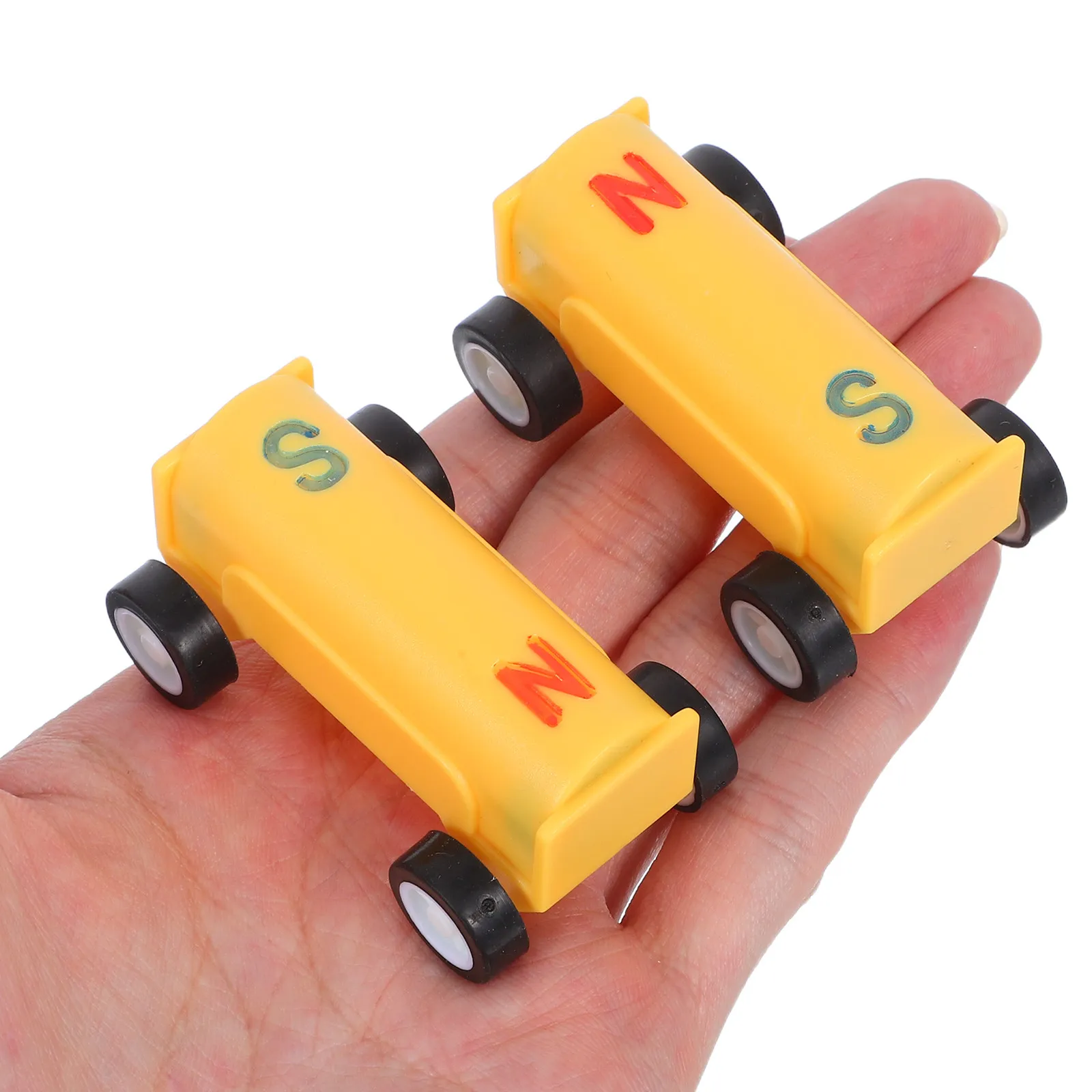 

1Set Magnetic Science Experiment Vehicle for Kids Educational Early Learning Physics Experiment Stem Kit Toddler Magnetic Car