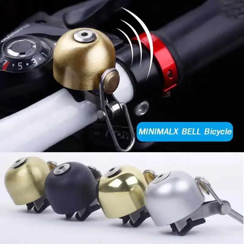 Retro Bicycle Bell Copper Classical Clear Loud Sound MTB Bike Handlebar Ring Horn Safety Road Cycling Warning Alarm Bicycle Bell