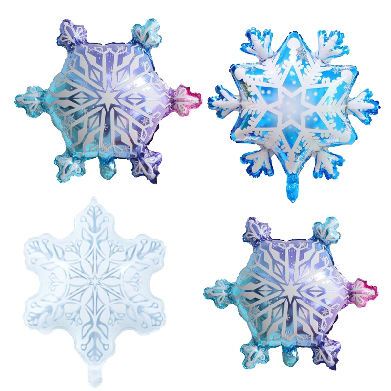 

5pcs Frozen Balloons Disney Anna Elsa Princess Snowflake Balloon Christmas Foil Balloon Home Decor Girls Birthday Party Supply